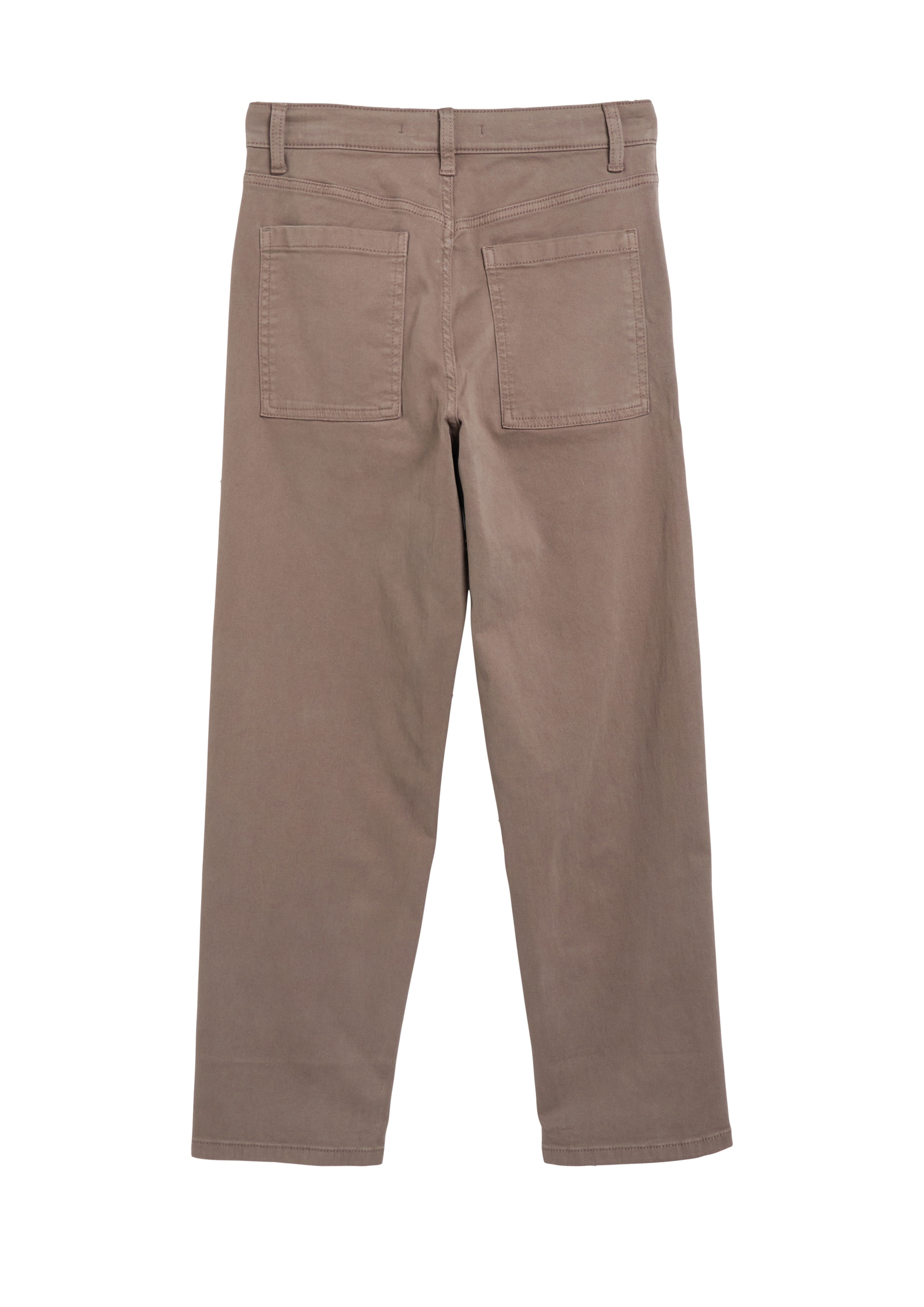 Effilé Pantalon 'Toni' s.Oliver en marron : derrière