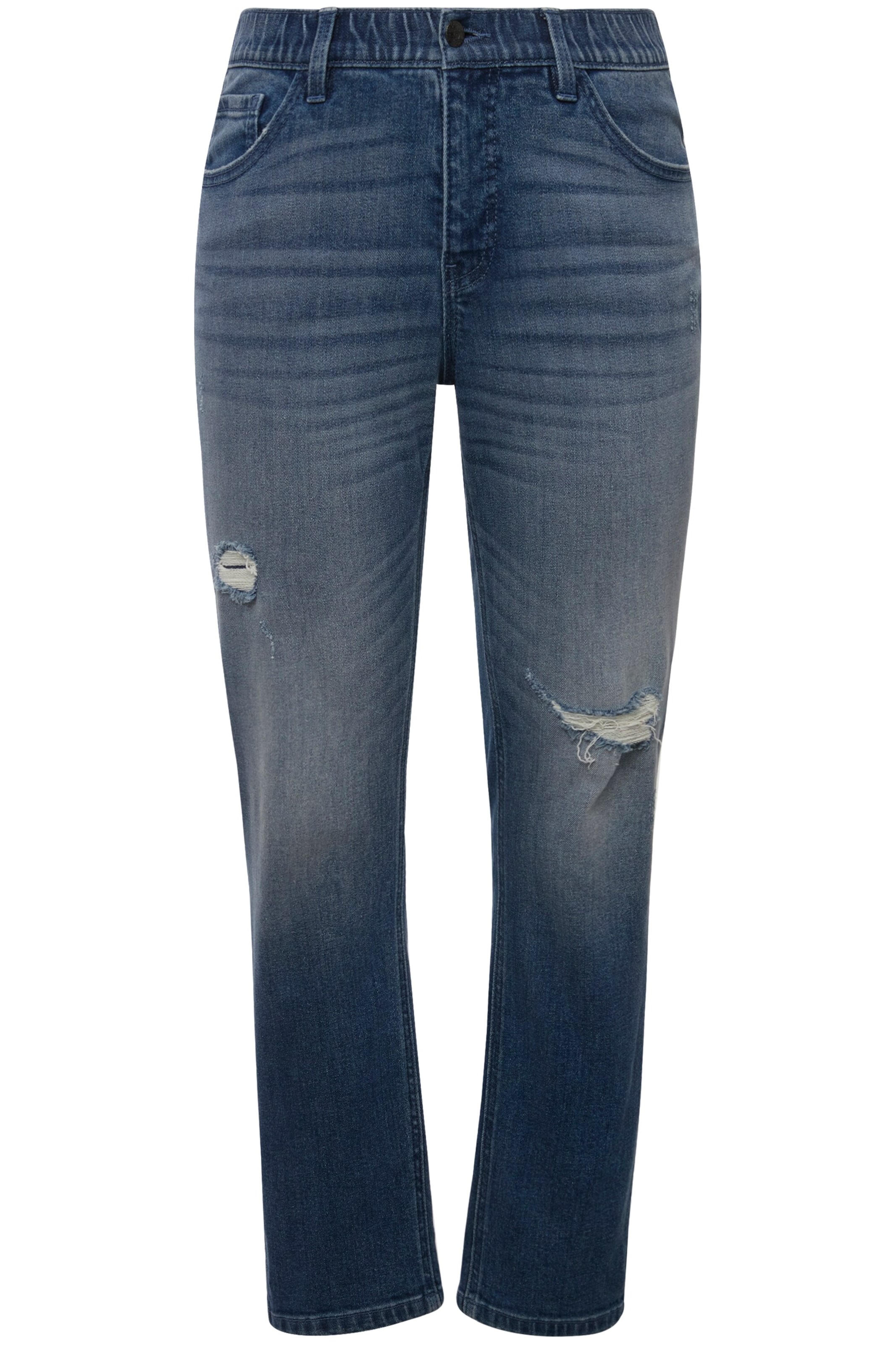 Ulla Popken Regular Jeans in Blauw: voorkant