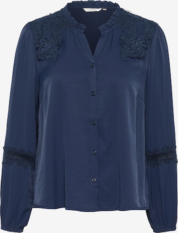 Cream Blouse 'CR Luna' in Blauw: voorkant