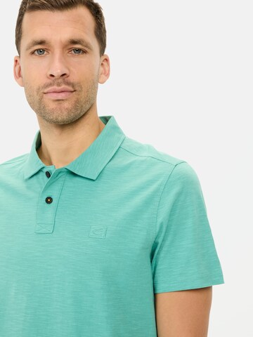 CAMEL ACTIVE Kurzarm Poloshirt aus Organic Cotton in Grün