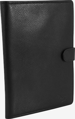 petit amour Document Bag 'LEONA' in Black: front