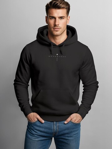 Neverless Sweatshirt 'Spiritual Awareness' in Schwarz