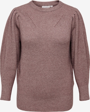 Pull-over 'Fia Katia' ONLY Carmakoma en violet : devant