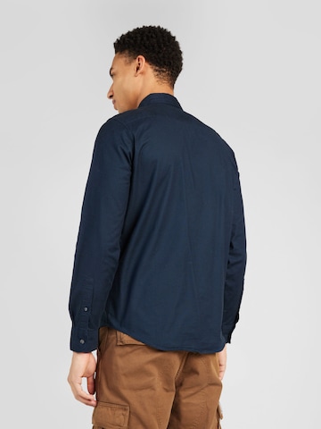 Abercrombie & Fitch Regular Fit Hemd in Blau