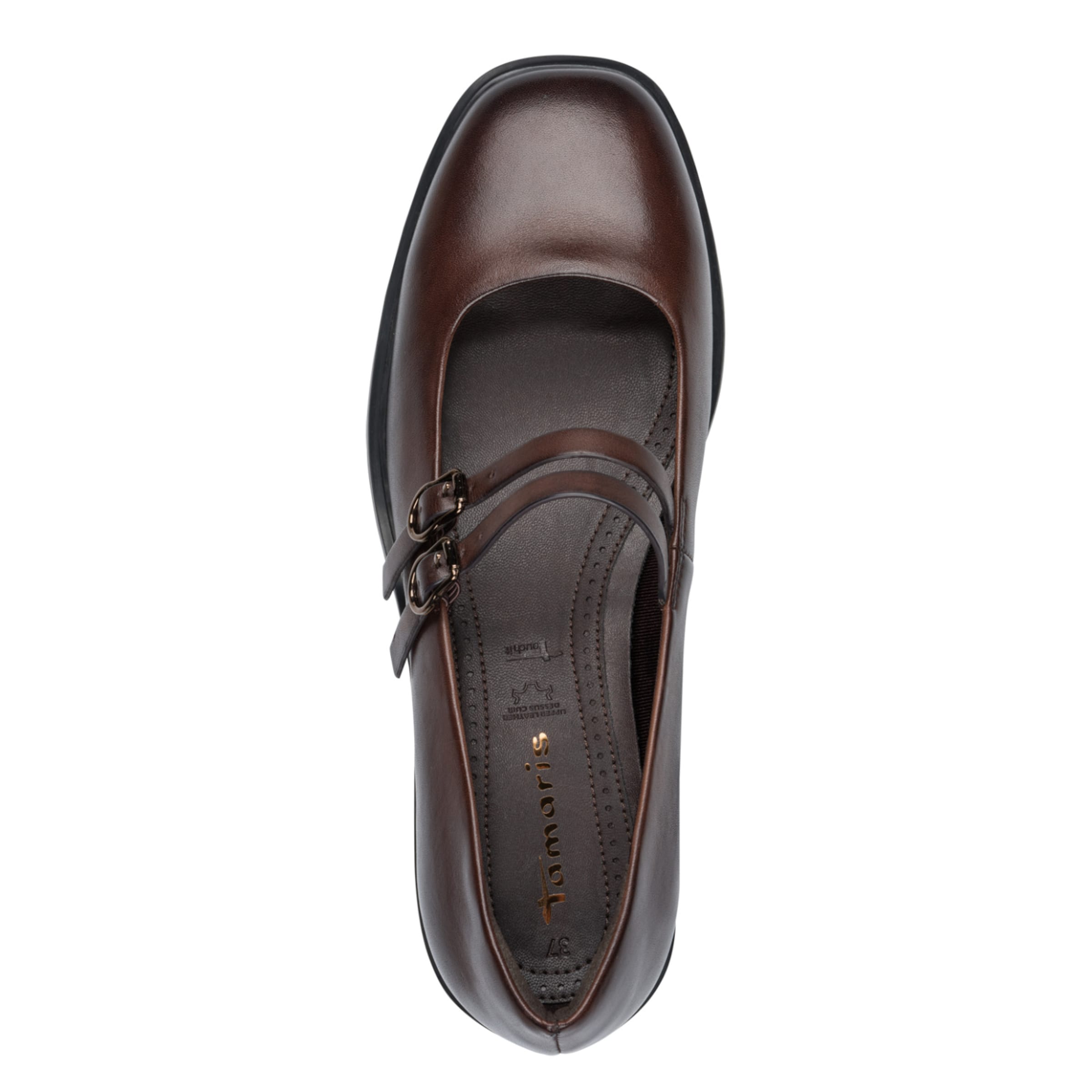 Tamaris Strap ballerina in Brown