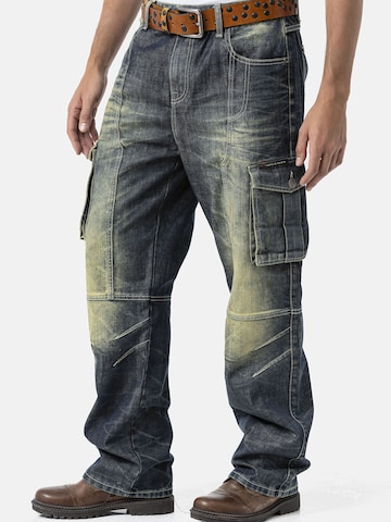 CIPO & BAXX Loosefit Jeanshose 'CD897', Over Size, Loose Fit, Dirty in Grün