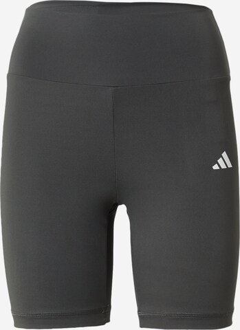Skinny Pantalon de sport 'Essentials' ADIDAS PERFORMANCE en gris : devant