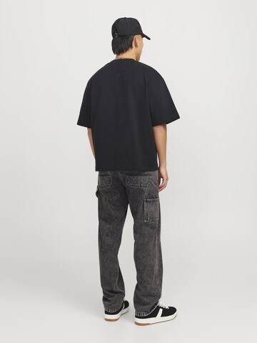 JACK & JONES Loose fit Jeans 'JJIEddie JJCarpenter' in Black