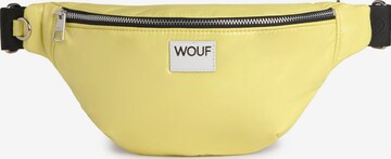 Marsupio 'Glossy' di Wouf in giallo: frontale