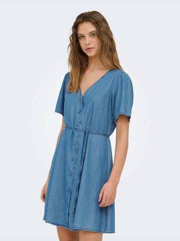 ONLY Blusekjole 'ONLEVIDA-BEA' i blå: forside