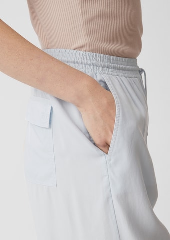 comma casual identity - Pierna ancha Pantalón en azul