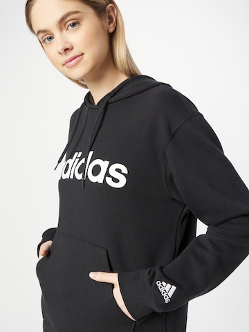 ADIDAS SPORTSWEAR Sweatshirt 'Essentials Linear' in Black