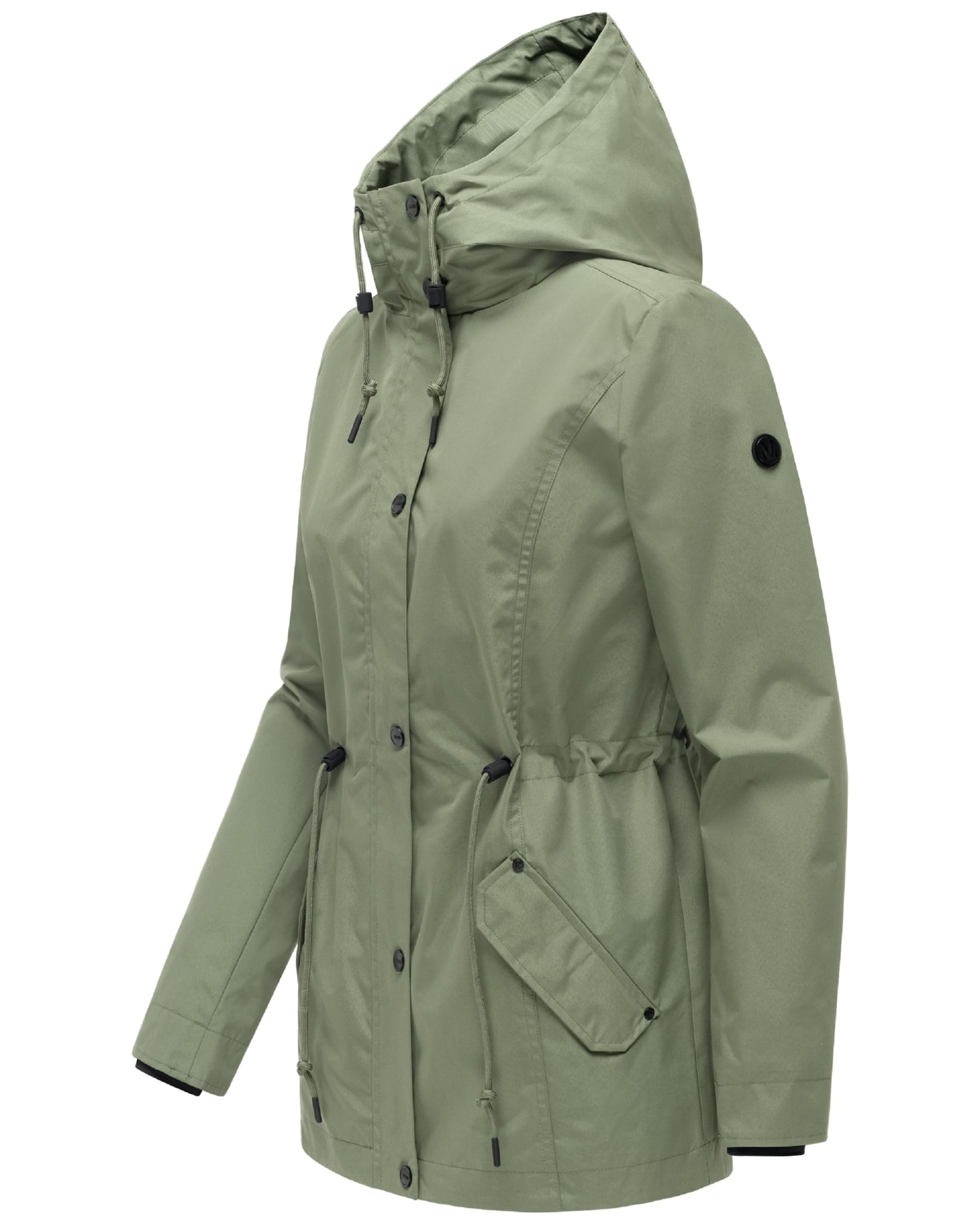 Parka mi-saison 'Bonbonparty 16' MARIKOO en vert