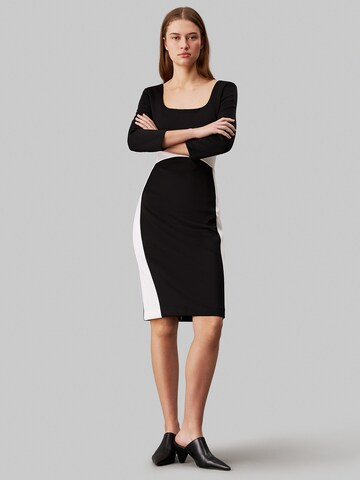 Calvin Klein Kleid in Schwarz: Vorderseite