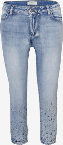 Skinny Jeans de la KOROSHI pe albastru: față