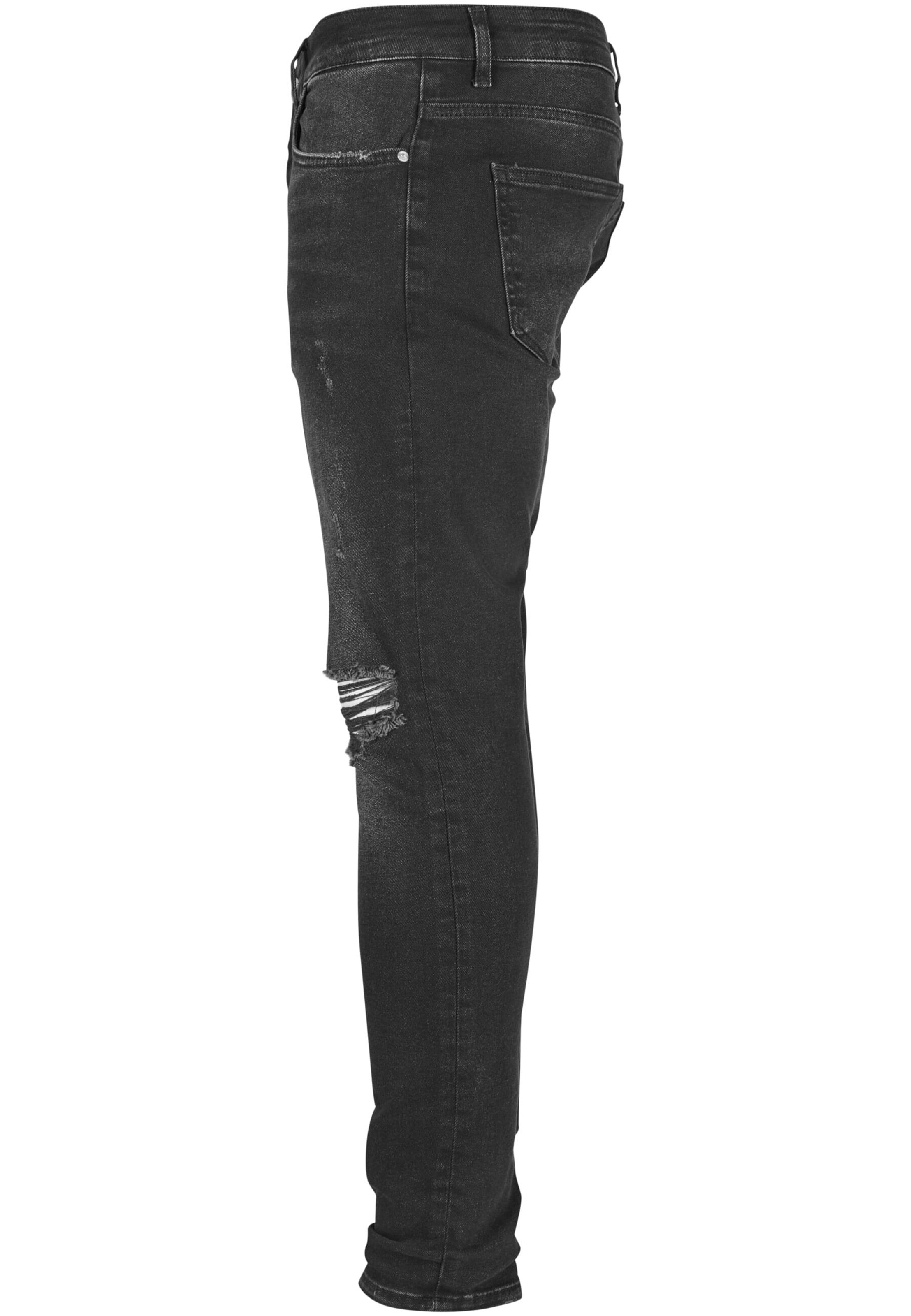Tapered Jeans di 2Y Premium in nero