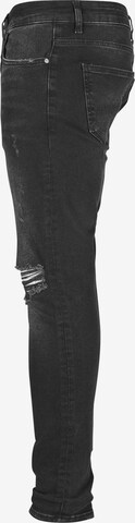 2Y Premium Tapered Jeans in Schwarz