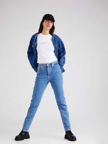 Calvin Klein Jeans Normální Džíny 'AUTHENTIC SLIM STRAIGHT' – modrá