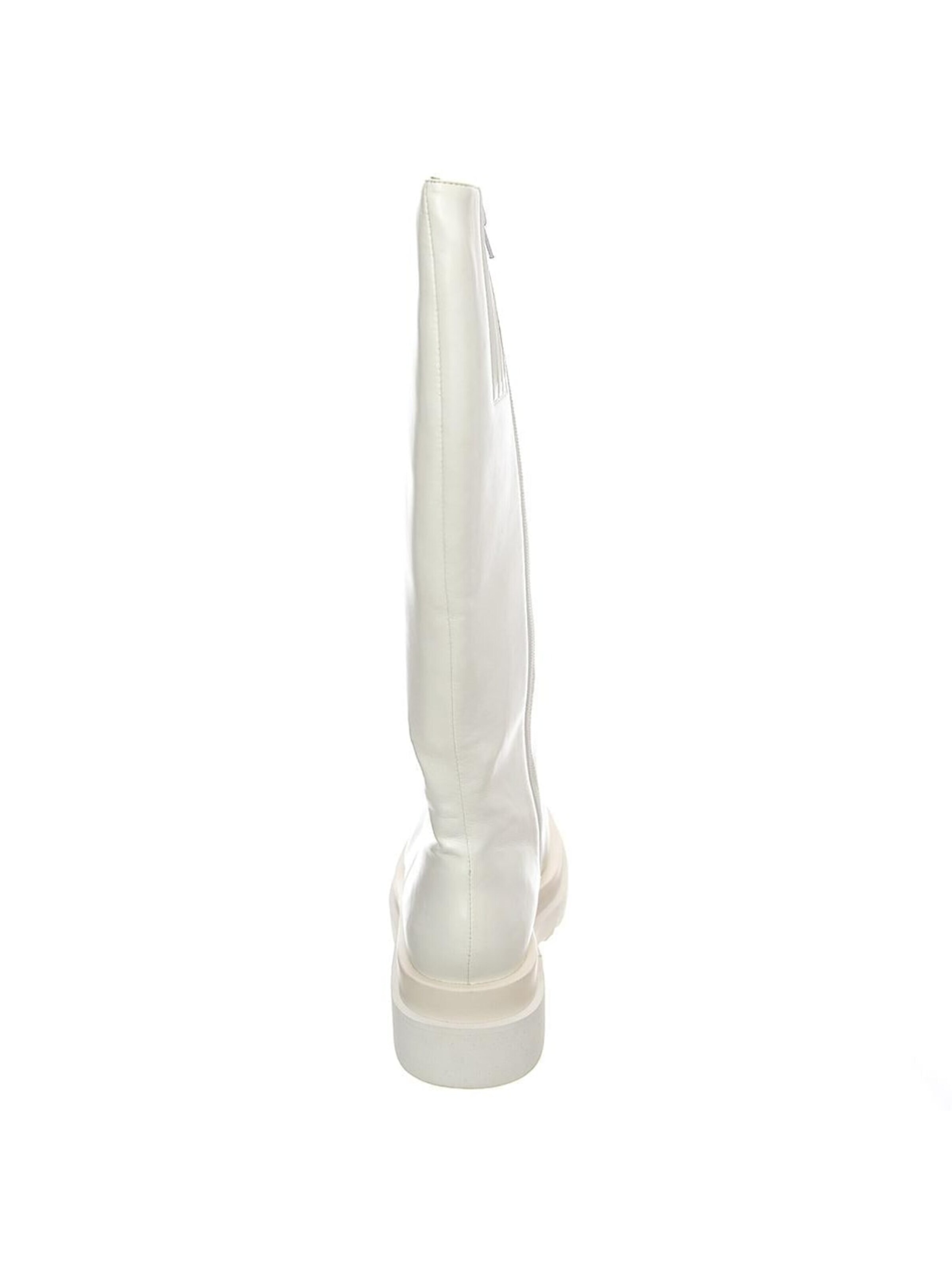 Jeffrey Campbell Kozaki 'Womens Tanked-Kh White Boots' w kolorze biały