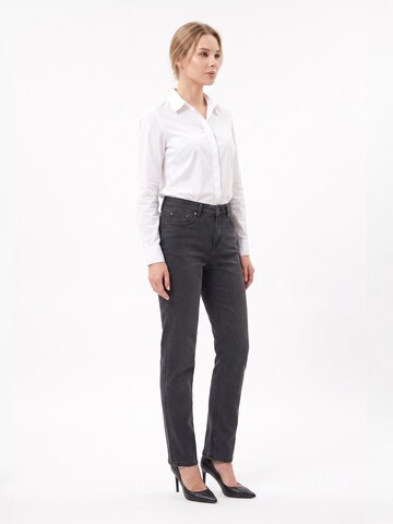 ESRA Regular Jeans 'Straight Leg Jeans aus extra weicher Baumwolle'‌‌‌‌‌‌‌‌ in Grau
