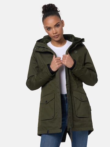 NAVAHOO Between-Seasons Parka 'Brinjaa' in Green