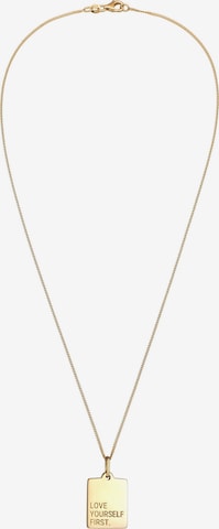 Chaîne ELLI en or : devant