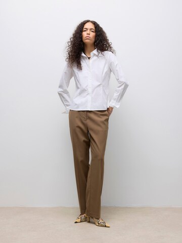 Chemisier 'AWUms' VERO MODA en blanc