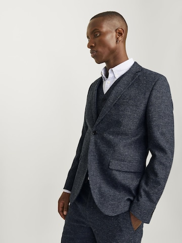 JACK & JONES Slim Fit Jakke 'JPRWinter' i blå