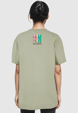 Merchcode Shirt 'Pride Scoops' in Grün