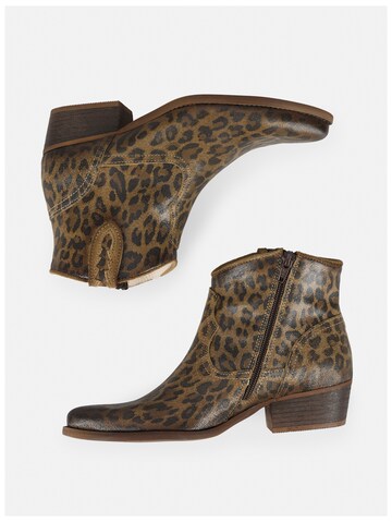 Bottes de cowboy 'West E186' FELMINI en marron
