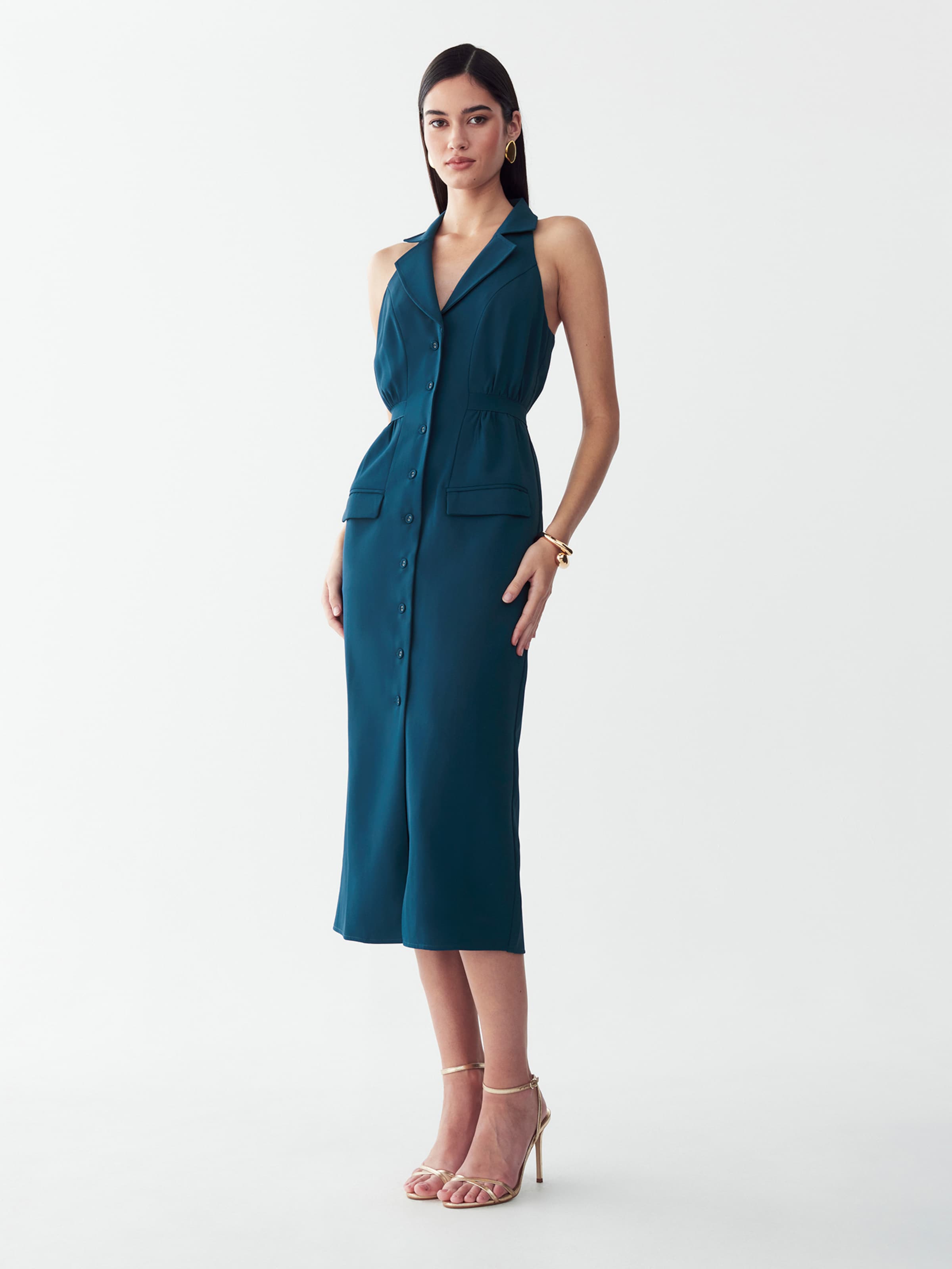 Willa - Vestido 'Lei' en azul