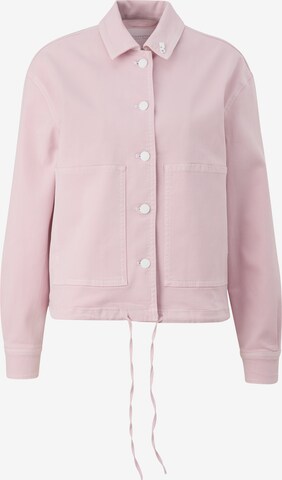 comma casual identity Between-Season Jacket in Pink: front