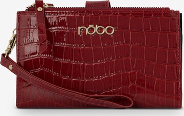 NOBO Wallet 'Croco' in Red: front