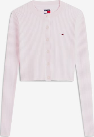 Cardigan Tommy Jeans en rose : devant