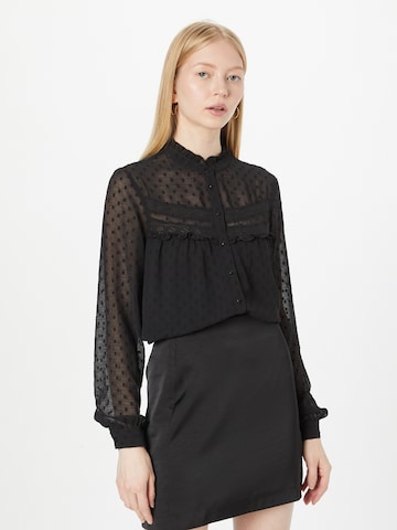 ABOUT YOU Blouse 'Rose' in Zwart: voorkant