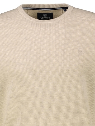 LERROS Sweater 'Basic' in Beige