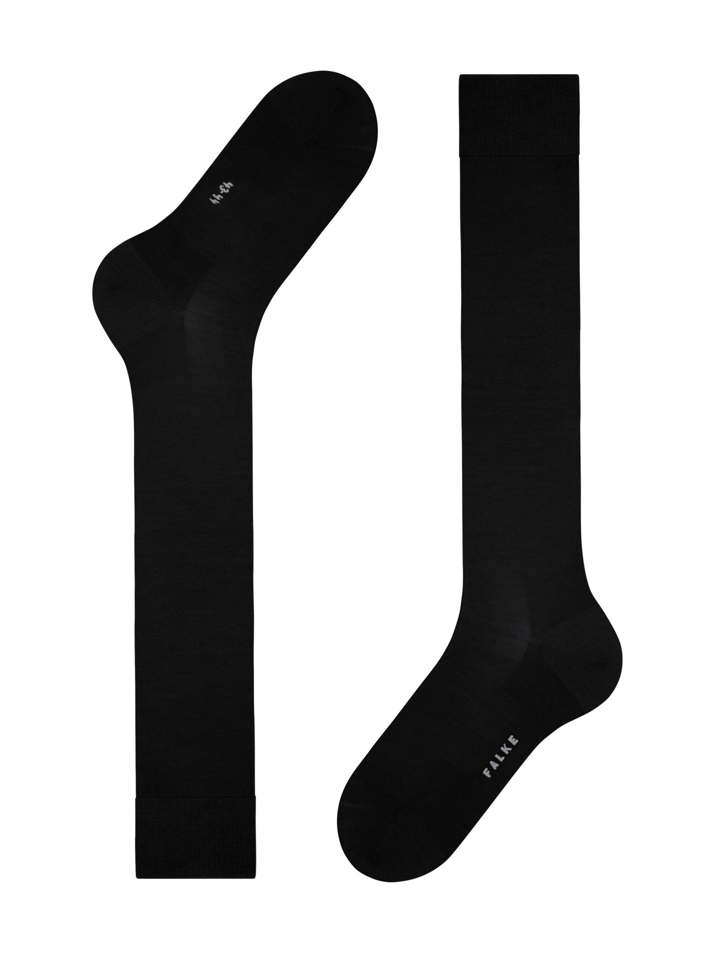 FALKE Kniestrümpfe 'ClimaWool'‌‌‌‌‌‌‌‌‌‌ in Schwarz
