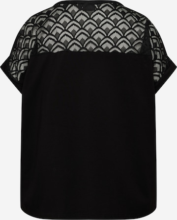 Zizzi Shirts 'CAROLINE' i sort