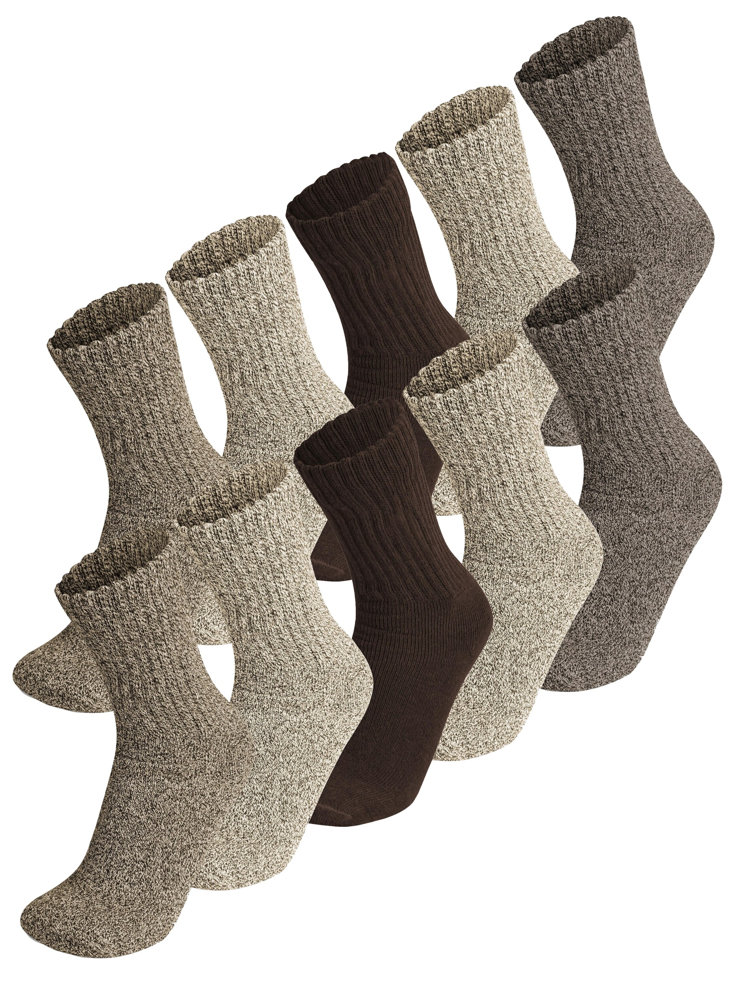 normani Socken 'Extreme' in Braun: Vorderseite