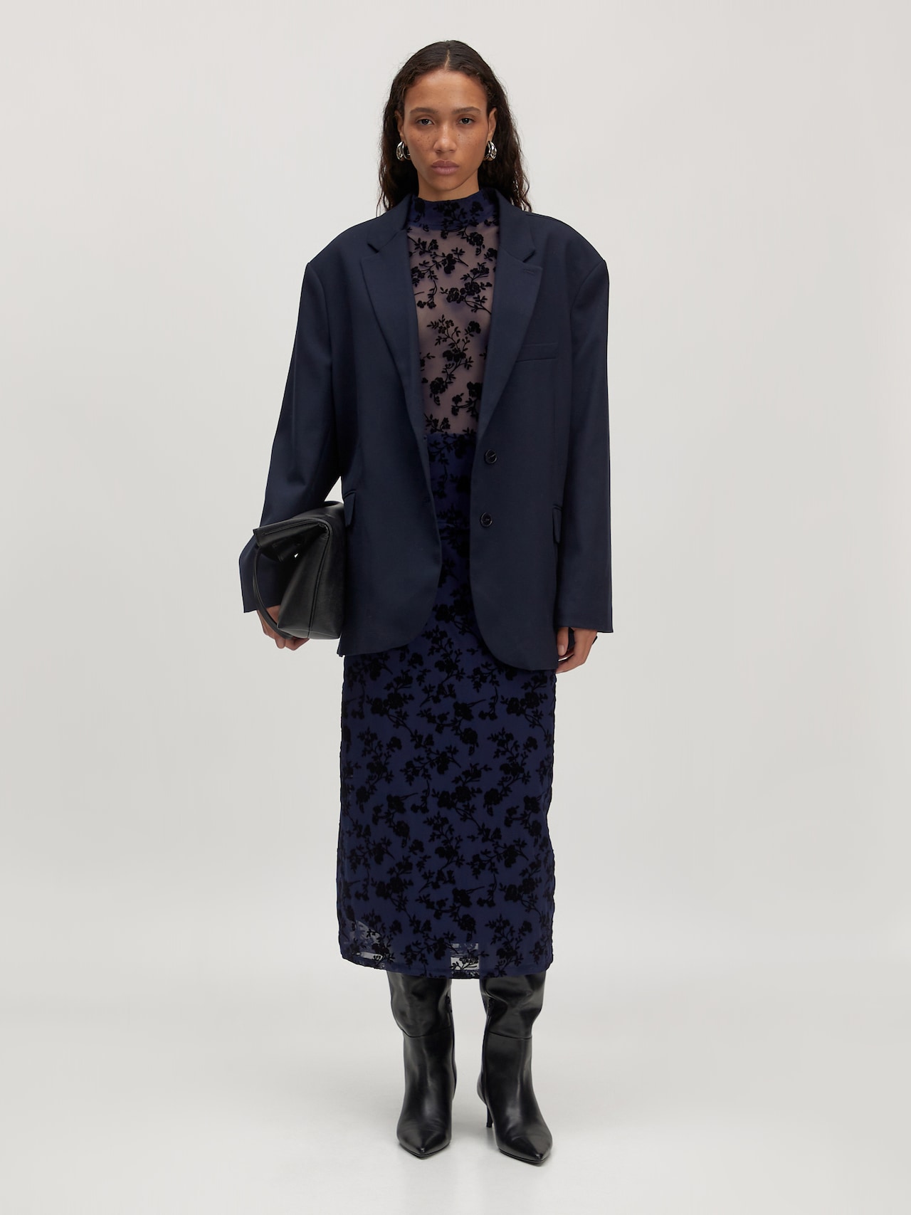 EDITED Top 'Fiore' blu