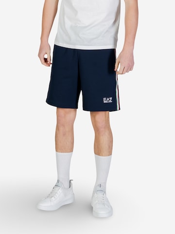 EA7 Emporio Armani - regular Pantalón deportivo '7M001865 AF12660' en azul: frente