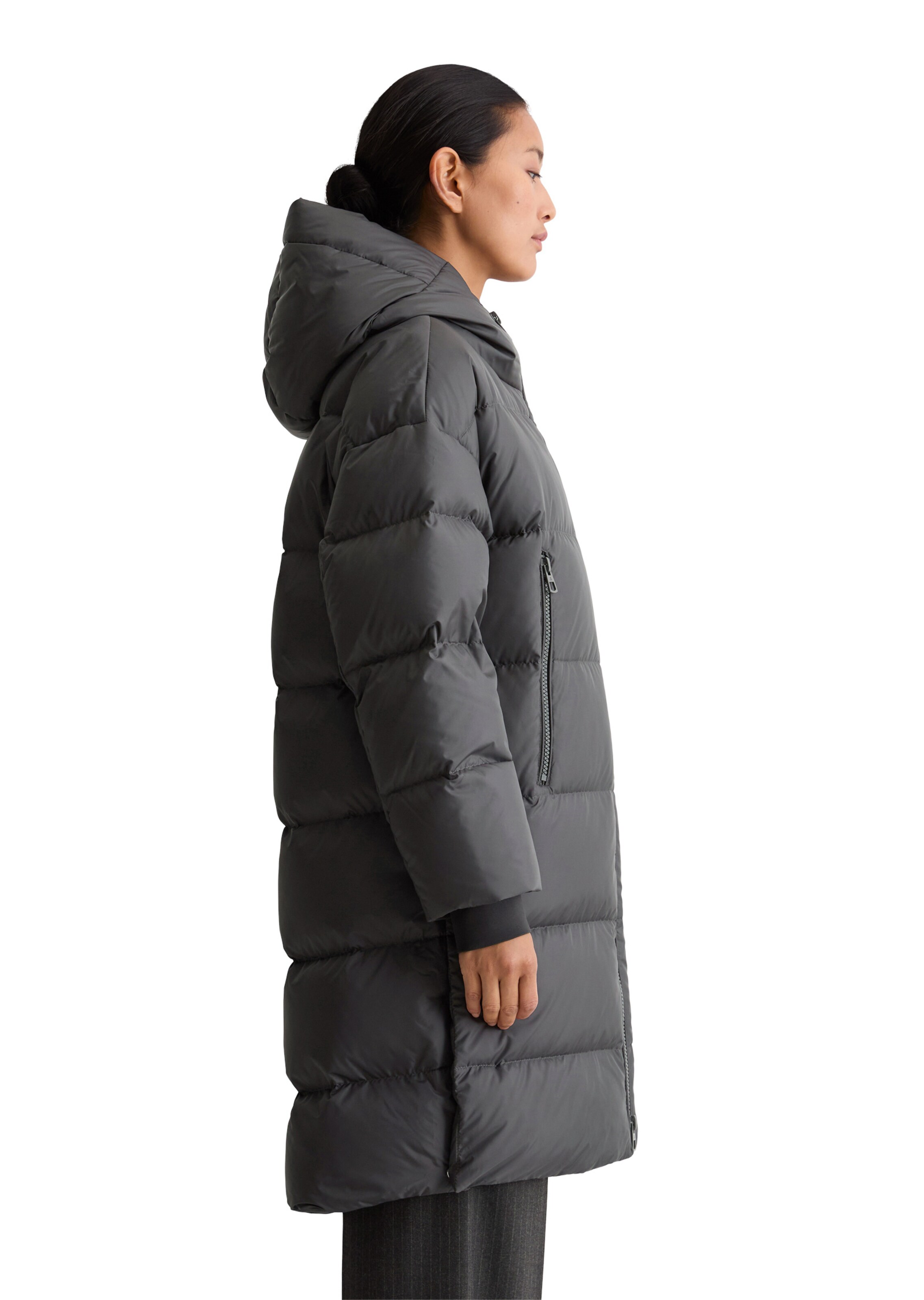 Marc O'Polo Wintermantel in Grijs