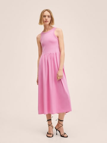 Robe 'SANDO' MANGO en rose