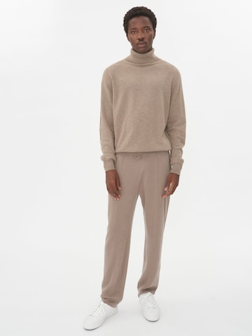 GOBI Cashmere Pullover 'Men's Essential Turtleneck Cashmere Sweater'‌ in Grau