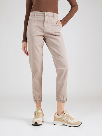 Marks & Spencer Zwężany krój Spodnie w kolorze brązowy: przód