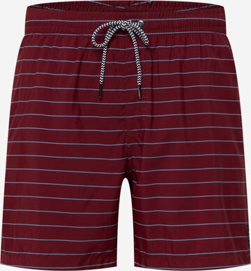 PROTEST Boardshorts 'Sharif' in Rood: voorkant