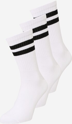 WEEKDAY Socks 'Eleven' in White: front