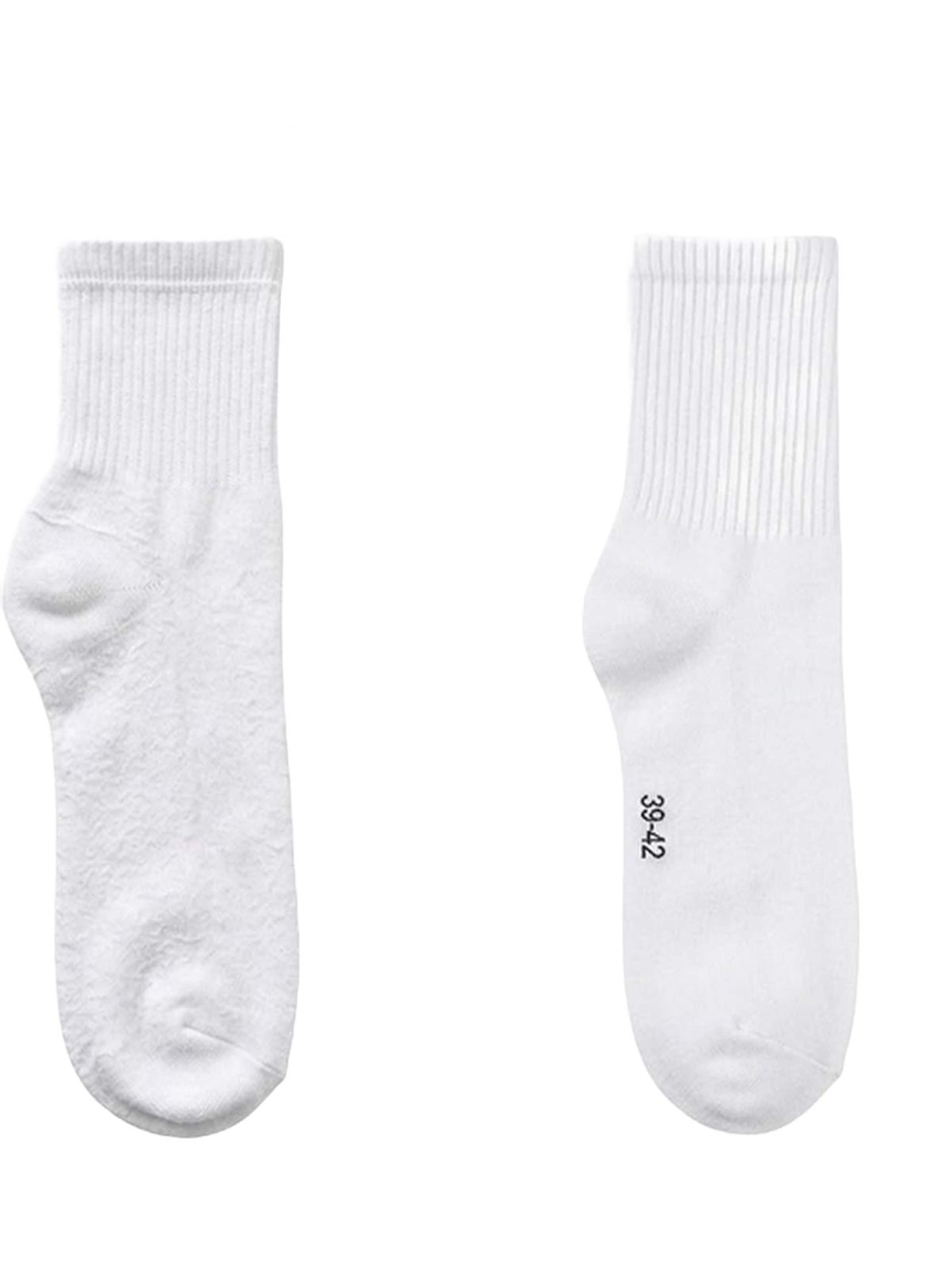 El Sueno - Calcetines 'Quarter Sportsocken' en blanco