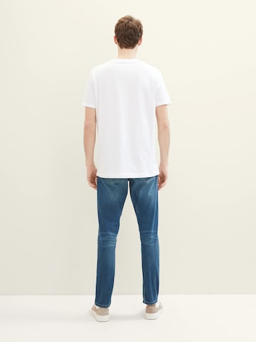 TOM TAILOR Tapered Jeans i blå