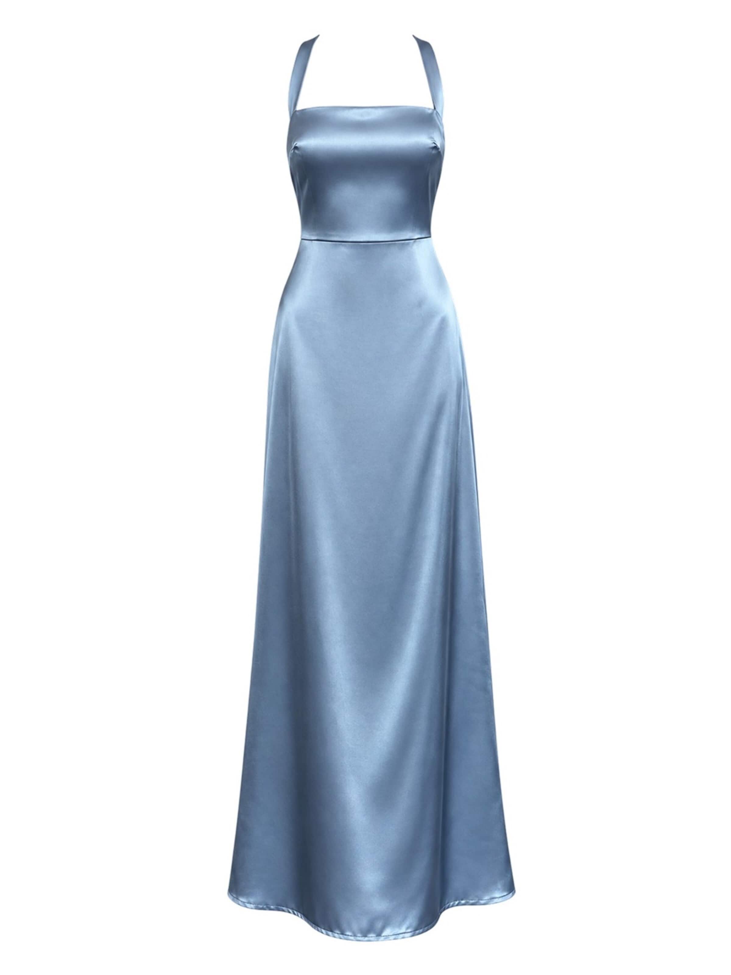 Ocoza Dress in Blue: front